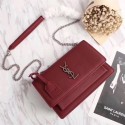 Imitation Designer Yves Saint Laurent Monogramme Cross-body Shoulder Bag 26606 wine JH08324Ss68