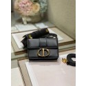 Imitation DIOR 30 MONTAIGNE BAG Calfskin mini M9204U black JH06767qN69