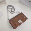 Imitation Dior DIORAMA leather Chain bag S0328 bronze JH07222UW57