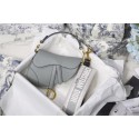 Imitation DIOR GRAY STONE SADDLE GRAIN CALFSKIN BAG M0446C JH06980PU57