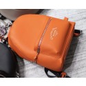 Imitation Dior Original Cowhide knapsack S0208 orange JH07545pd51