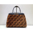 Imitation Fendi PEEKABOO REGULAR 8BN291A Brown JH08693JF45