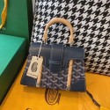 Imitation Goyard mini saigon tote bag 55632 dark blue JH06632UW57