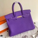 Imitation Hermes Birkin Bag Original Leather 17825 purple JH01195vW26