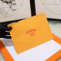 Imitation Hermes Cosmetic Bag H3700 Mango Yellow JH01304mf57