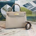 Imitation Hermes original Kelly Epsom Leather KL32 Beige JH01290vX95