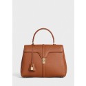 Imitation Hot CELINE MEDIUM 16 BAG IN SATINATED CALFSKIN 187373 TAN JH05973Rl62