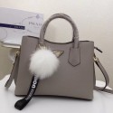 Imitation Prada Calf leather bag 56922 grey JH05412Rd46