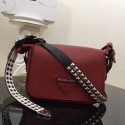 Imitation Prada Concept calf leather bag 1BD123 Wine JH05452UW57