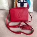 Imitation SAINT LAURENT Lou linen camera bag 97641 red JH07940XD29