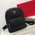 Imitation Top Prada Calf leather knapsack 2825 black JH05242eZ32