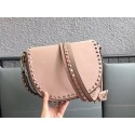 Imitation VALENTINO leather shoulder bag 0781 apricot JH09710XD29