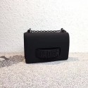 JADIOR FLAP BAG IN BLACK CALFSKIN M9000SL JH07539fY84