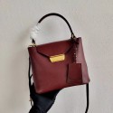 Knockoff 1:1 Prada Calf skin tote 1BN012 Burgundy JH05040Pf97