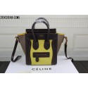 Knockoff 2015 Celine classic 3308 yellow&coffee&khaki JH06482Nf40