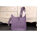 Knockoff AAAAA Hermes evelyne hot style original leather H1188 purple JH01737bP60