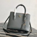 Knockoff AAAAA Prada Deer skin bag 1BG008 grey JH05047bP60