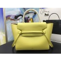 Knockoff Celine Belt Bag Original Leather Medium Tote Bag A98311 yellow JH06095ry98