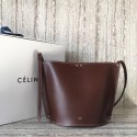 Knockoff High Quality CELINE CLASP BUCKET IN SMOOTH CALFSKIN 55423 Wine JH06036xB29