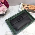 Knockoff High Quality VALENTINO Origianl leather 065 Clutch bag black JH09576xB29