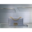 Knockoff LARGE DIOR CARO BAG Soft Cannage Calfskin M9243U sky blue JH06794dO66