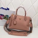 Knockoff Prada Calf leather bag 1BA157 pink JH05402Hv51