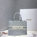 Knockoff SMALL DIOR BOOK TOTE Embroidered M1296-4 JH06973cF44