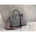 Knockoff Top Prada Calf leather bag BN1579 grey JH05365ZM75