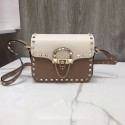 Knockoff Valentino Original Leather cross-body bag 0936M pink&white JH09874Jz41