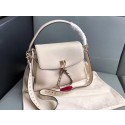 Knockoff VALENTINO Rockstud leather tote 4987 off-white JH09826np74