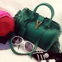 Knockoff YSL Fringed bag 40992 green JH08352Hv51