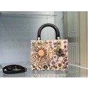 LADY DIOR DIOR TOTE EMBROIDERED CANVAS BAG CA0111-2 JH06937NE93