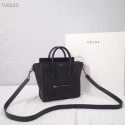 Luxury CELINE NANO LUGGAGE BAG IN LAMINATED LAMBSKIN 189244-7 JH05918NG76