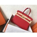 Luxury Hermes Birkin 35CM Tote Bag Original Togo Leather BK35 red JH01631Kv15