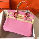 Luxury Imitation Hermes Birkin Tote Bag Original Togo Leather BK35 Cherry blossoms JH01526Pn88