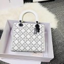 Luxury MINI LADY DIOR BAG CALFSKIN M0579S white JH07509Zu29