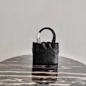 Luxury Prada Leather Tress Tote 1BG318 black JH04941Kv15