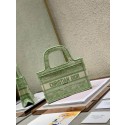 MINI DIOR BOOK TOTE Embroidery S5475Z green JH06752Oj66