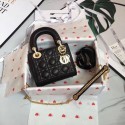 MINI LADY DIOR-TAS VAN LAMSLEER CAL44500 black JH07348dA83