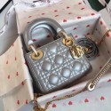 MINI LADY DIOR-TAS VAN LAMSLEER M15P grey JH07297Js85