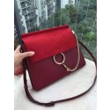 New Chloe Faye Shoulder Bag Suede Leather 9201L Burgundy JH08924DL25