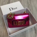 New MINI Jadior flap bag metallic mirror calfskin M9002 rose JH07497rZ14