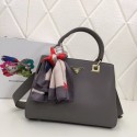 New Prada Calf leather bag 2024 grey JH05418Dx33