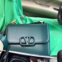 New VALENTINO VLOCK Origianl leather shoulder bag 0908 green JH09548Dx33