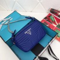 Prada Calf leather bag 183 blue JH05279qO84