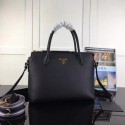 Prada calf leather bag 1BA157 black JH05569GB12