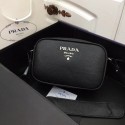 Prada Calf leather shoulder bag 1841 black JH05229aP53