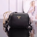 Prada Calf leather Shoulder Bag 1BH082 black JH05599Nq93