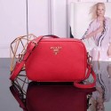 Prada Calf leather Shoulder Bag 1BH082 red JH05601qT25