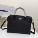 Prada Calfskin Leather Tote Bag 0903 black JH05598KY38